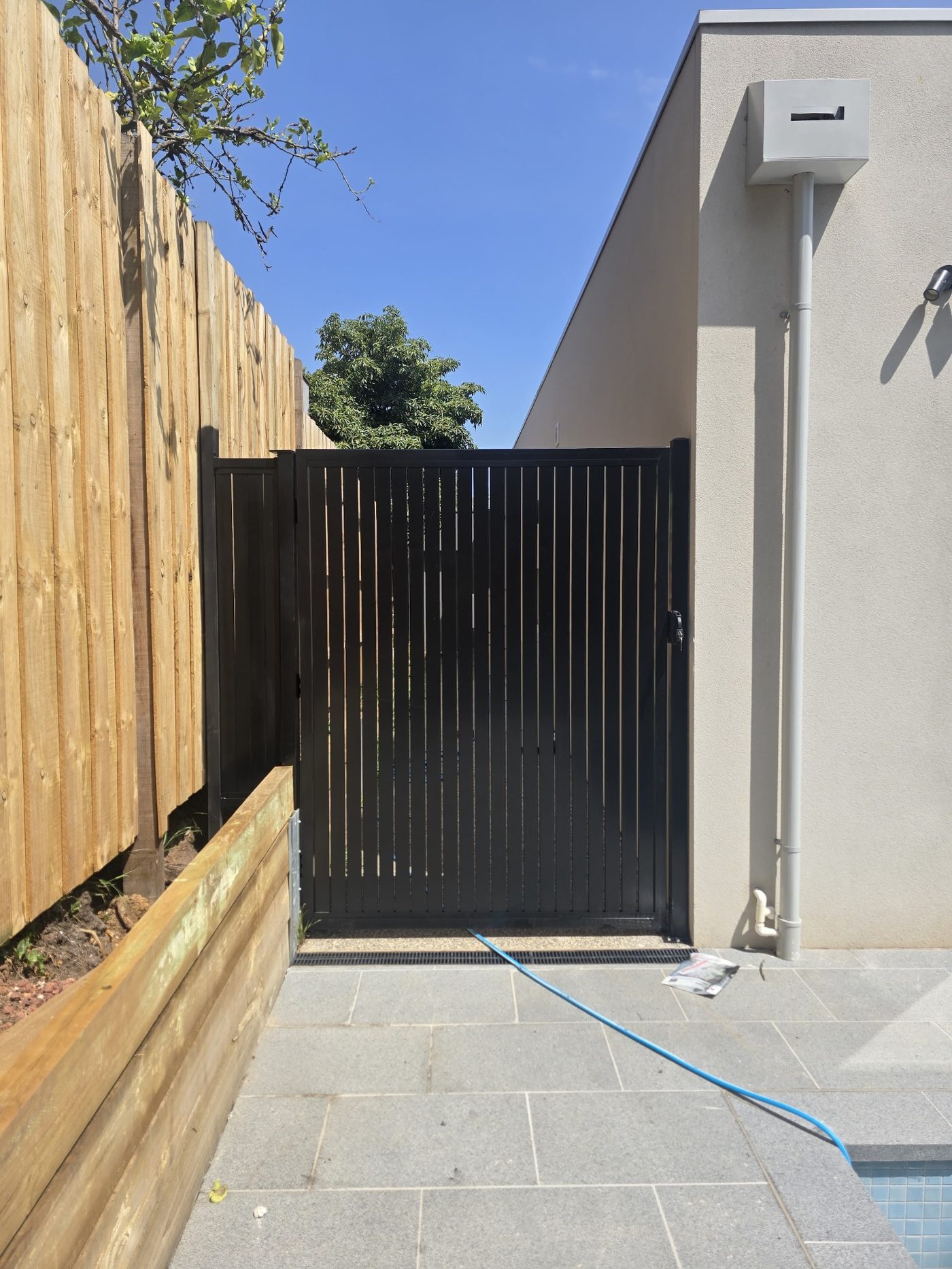 Swing gate: heritage home